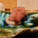 おにく 花柳 - タンステーキ