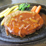 レストランふじね - ハンバーグ(ドミグラスソース)！