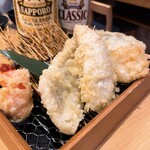 鮮魚to旬菜 幸 - 「海の幸」天ぷら5品盛合わせ 980円