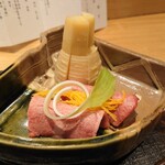 おにく 花柳 - タンしゃぶ