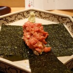 おにく 花柳 - 肉寿司