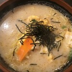 備長炭火ホルモン焼 しちりん - 野菜ラーメン(2021.12.5)