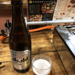 Yakiniku Sakaba Hachiya - 中瓶ビールをお供に。アサヒとキリンが選べました