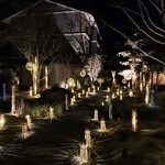 エクシブ 鳥羽別邸 - 夜の庭。ムードが有ります。