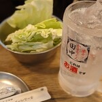 串カツ田中 - プレーンな酎ハイを無理言って発注☆ｻﾝｷｭ