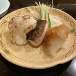 すし処水乃 - ヒラメとその他の焼き物