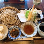 そば処 くろむぎ - 天ぷら蕎麦&蕎麦は10割に変更