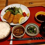 醍醐 - 豚ひれかつ定食（道内産）　1000円