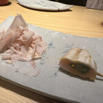 やきとり 温 - 鰹節をつけてもそのままでもお好きにどうぞ❤︎