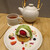 guang - 料理写真:苺と抹茶のモンブランタルト＆ダージリン　ローズカメリア