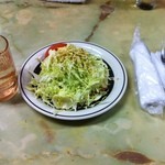 レストランオオタニ - ジャンボハンバーグ1300円　野菜は別皿