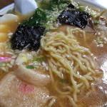 味の清ちゃん - 麺のアップです。