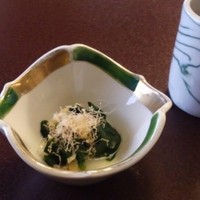人形町今半 本店 - ホウレン草のお浸し