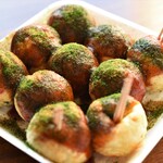 ドライブインかわら たこやき - たこ焼き10個