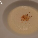 ベルエキップ - 玉蜀黍のクリームスープ　アップ
