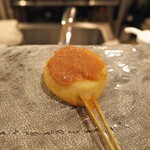 串揚げ かたやま - 長芋の梅肉のせ（そのまま）