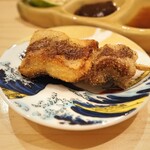 串揚げ かたやま - 煮穴子（そのまま or からし）