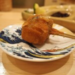 串揚げ かたやま - 磯辺餅（そのまま）