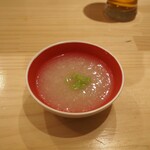 串揚げ かたやま - 蕪のスープ