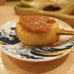 串揚げ かたやま - 長芋の梅肉のせ（そのまま）