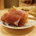 串揚げ かたやま - 和牛コンビーフと生ハムとチーズ（そのまま or チリソース）