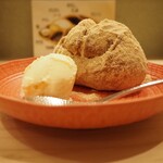 串揚げ かたやま - 揚げパン（バニラアイスクリームはサービス）