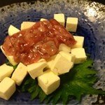 麦酒庵 - 酒盗チーズ