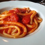 トラットリア サン ヴィート - 「甲佐産チェリートマトとオレガノのスーゴ ピチ」