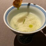 茶禅華 - 温素麺