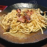 くつろぎカフェ 葵 - 日替わりうどんパスタ(ペペロンチーノ)