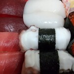 Sushi Tajima - 単品(いくら・とろ・赤身・いか・たこ各2貫ずつ)3,000円