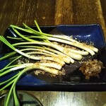 なんくる食堂 - 島らっきょうのおかか味噌添え