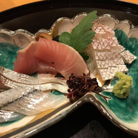 懐石料理 はし本 - 真鯛、めじ鮪、縞鯵、かんぬき（さより）