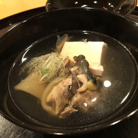懐石料理 はし本 - スッポン、紅白胡麻豆腐