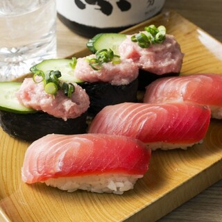 〝寿司〟食べ放題全10品90分制の60分間食べ放題1500円