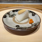 温石 - 聖護院大根の風呂吹き白味噌柚子と自家製柚子胡椒