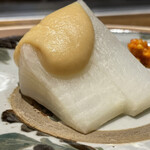 温石 - 自家製柚子胡椒が絶妙に合います！