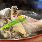 温石 - 糸縒鯛の椀物とは嬉しくも贅沢！出汁も沁み渡ります‼︎