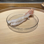 温石 - 赤座海老の焼きしゃぶ