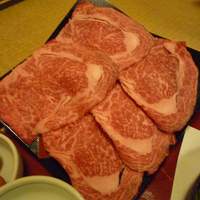 三嶋亭 本店 - 肉は１人１６０ｇだけど５枚でした