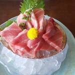 一山いけす - マグロ刺身