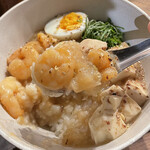 Futatsubo Shokudou - 「 海老と塩麹の白い麻婆豆腐 」