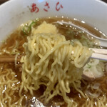 あさひ - 麺。