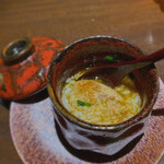 和フレンチバル村塾 屋根裏 別邸 - お出汁で変身後のフォアグラ丼