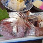 さすけ食堂 - 刺し身アップ