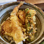 なるほ - かけそばミニ天丼セット