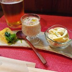 インディ庵 - お通し3種盛