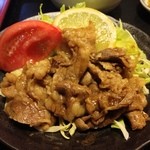 田吾作 - 牛焼肉定食：950円