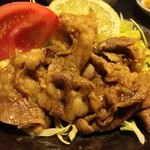 田吾作 - 牛焼肉定食：アップ