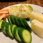 田吾作 - お新香盛合せ